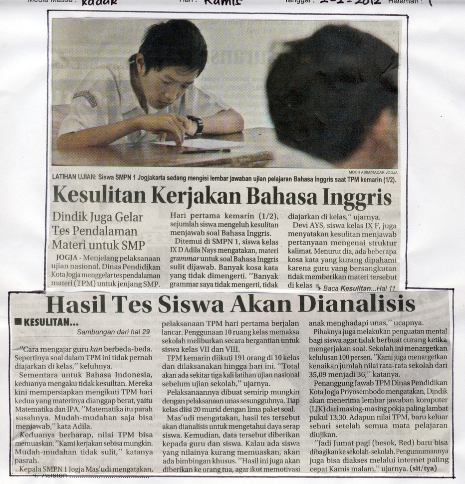 Kliping jogja terbaru